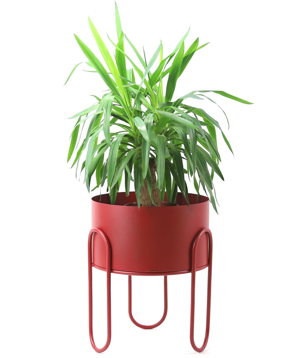Kwietnik Metalowy BOMO 60cm Beżowy