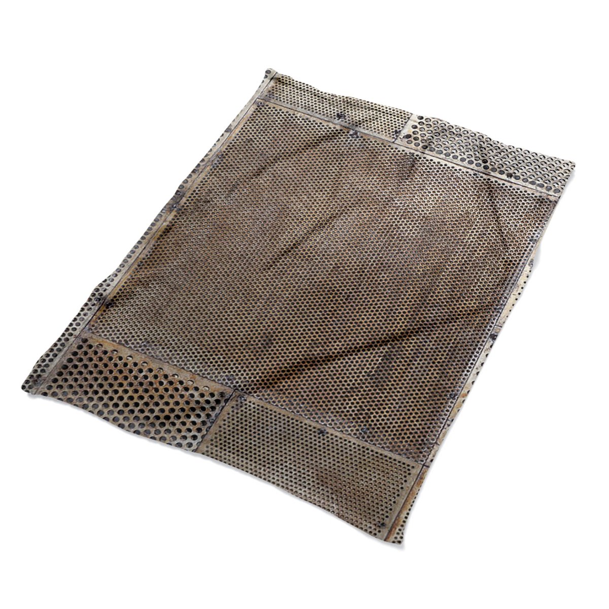 Kocyk na kanapę 100x135 grafika Metalowa podłoga, Fabricsy