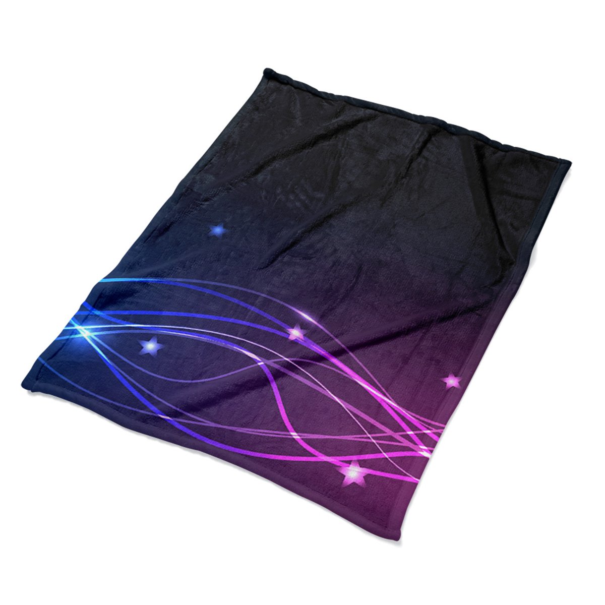 Pluszowy pled kocyk nowoczesny Abstrakcja kosmos, Fabricsy