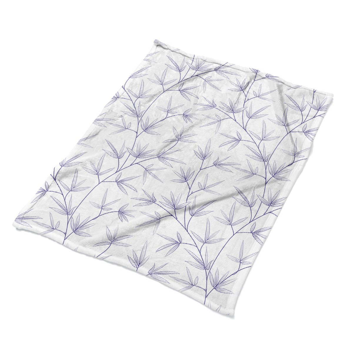 Modny koce na fotel 100x135 Liść do pokoju wzory, Fabricsy