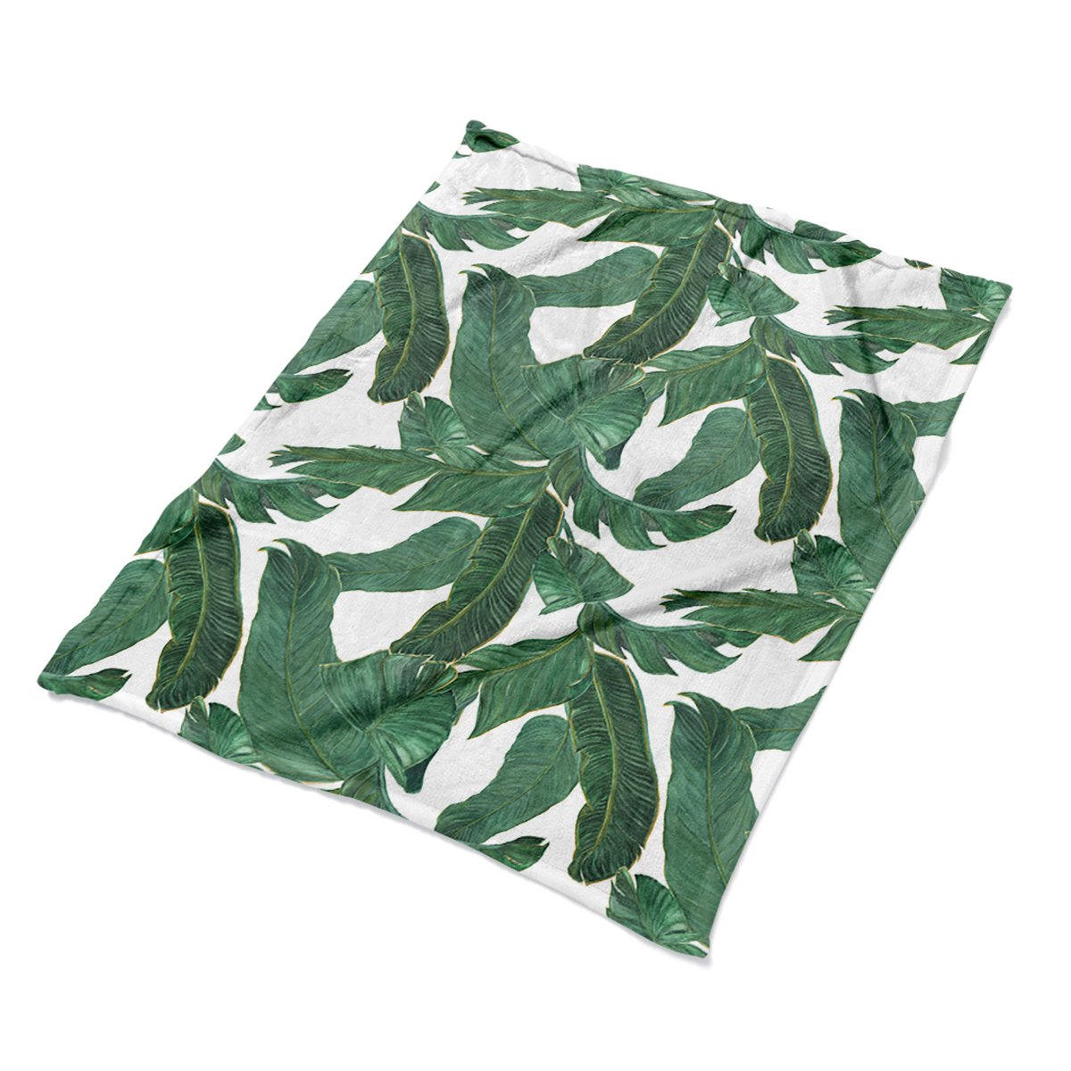 Kocyk pled narzuta modny Bananowy Raj ekologiczny, Fabricsy