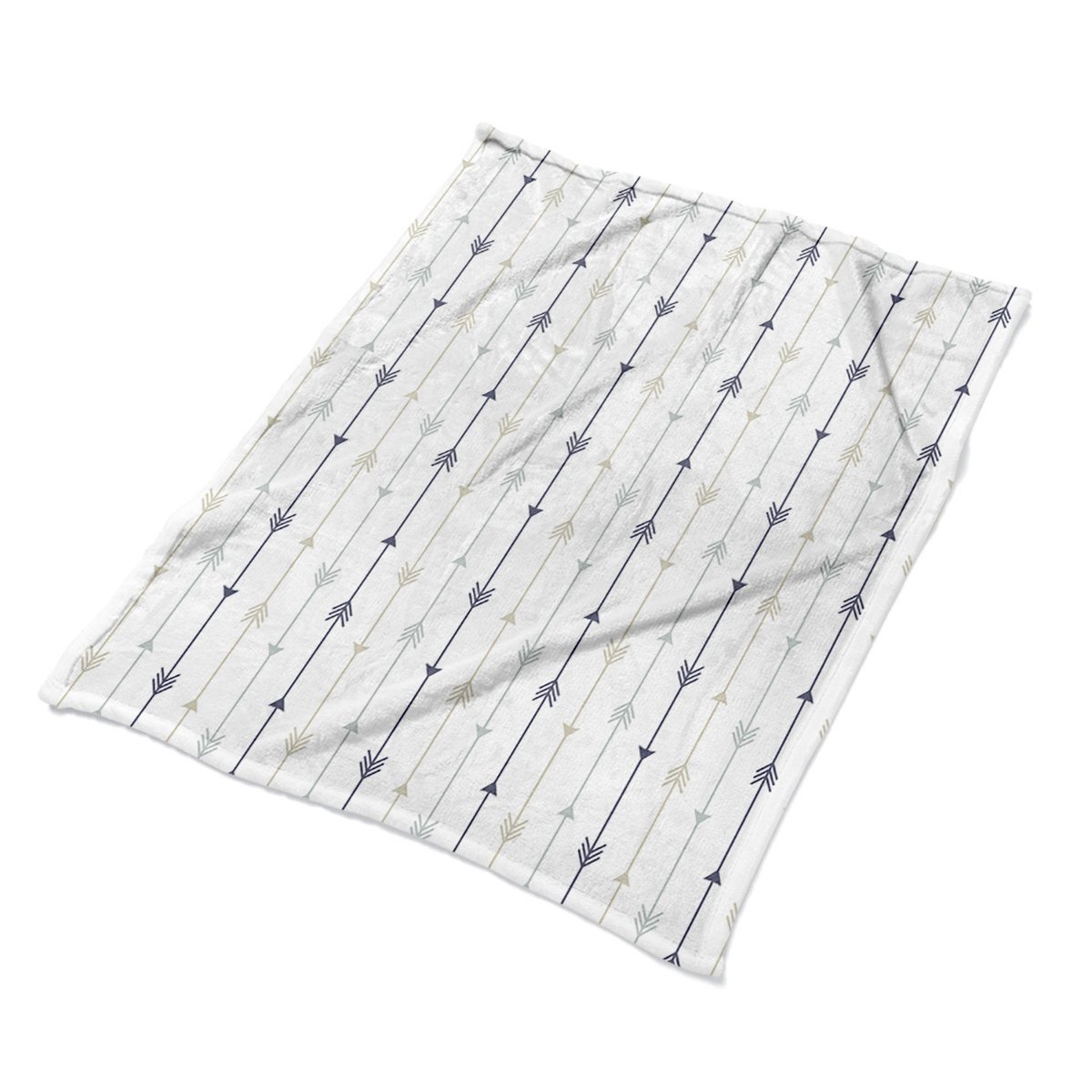 Kocyk pled narzuta delikatny Strzały geometryczne, Fabricsy