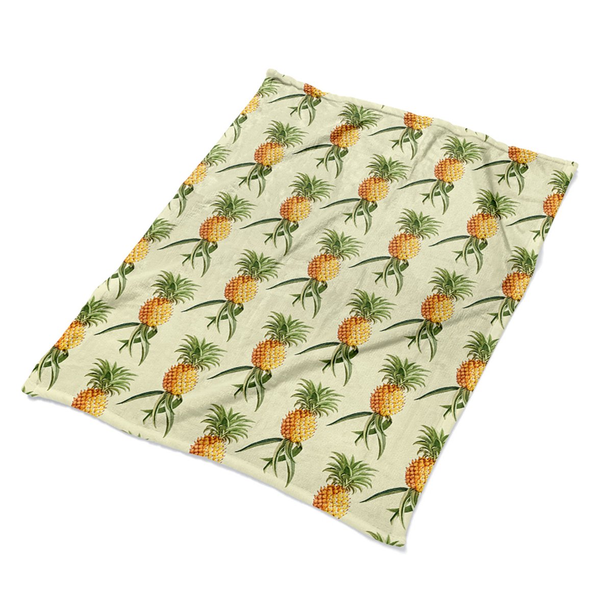 Grafika kocyk narzuta na łóżko Wzór ananasy wzór, Fabricsy