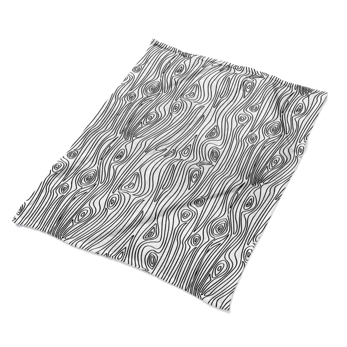 Kocyk narzuta na łóżko nowoczesny Imitacja drewna, Fabricsy