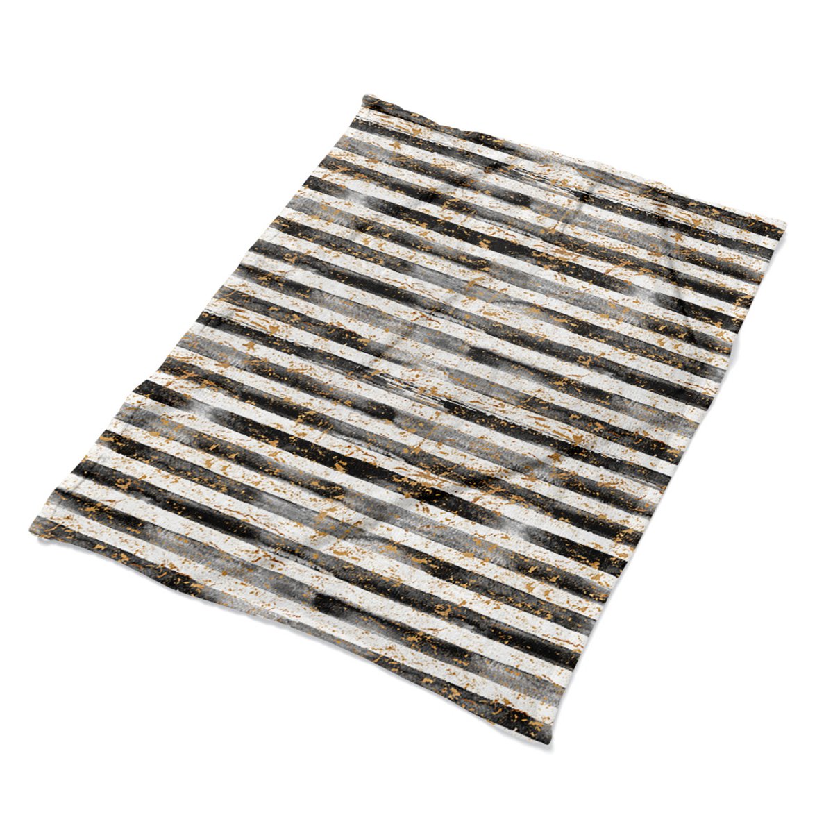 Nowoczesny koc na łóżko 100x135 Linie ekologiczny, Fabricsy