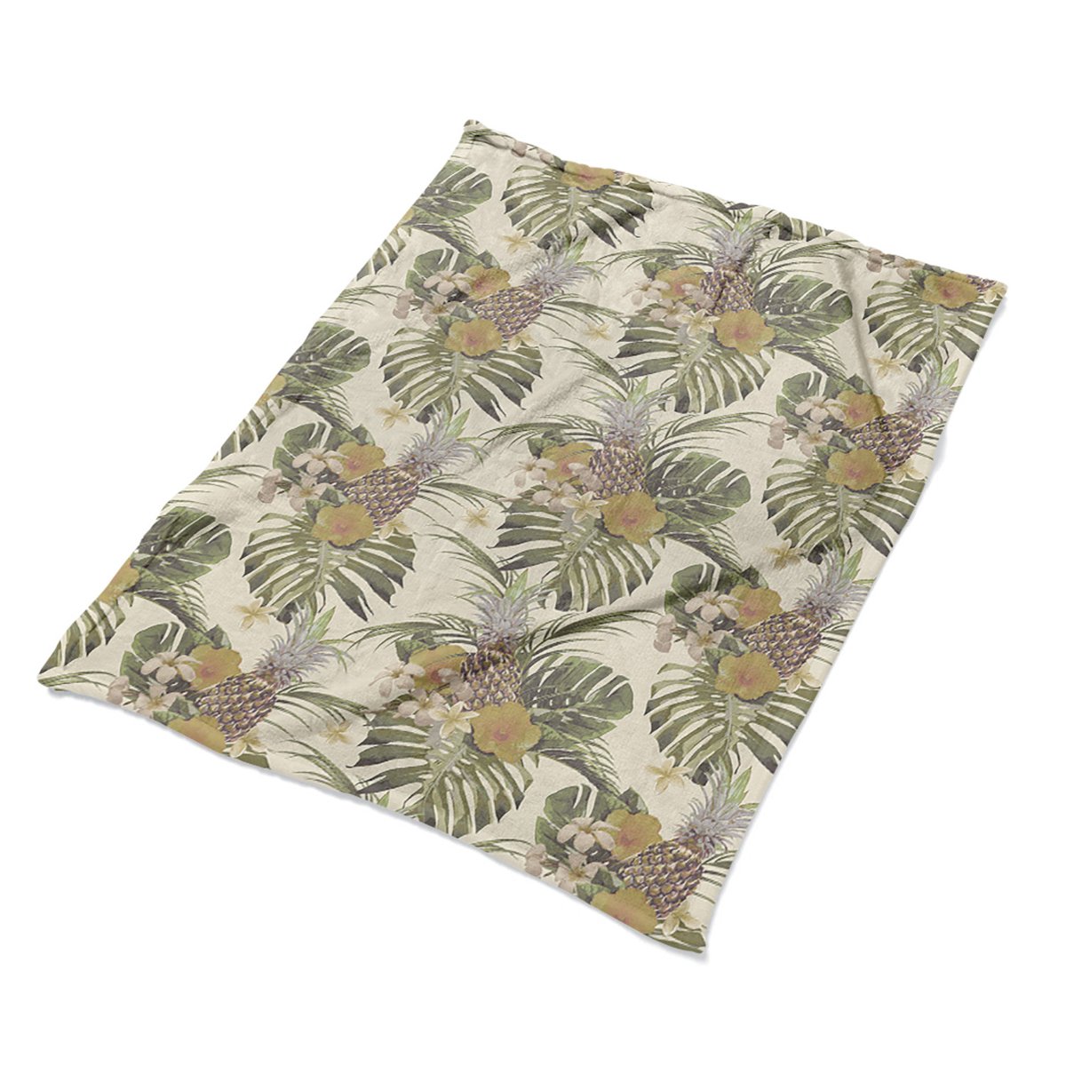 Do wnętrz koce na łóżko Ananasy miękki dekoracja, Fabricsy