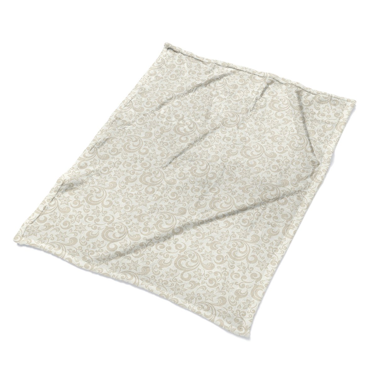 Miękki pluszowy koc Wzór barokowy do sypialni eco, Fabricsy