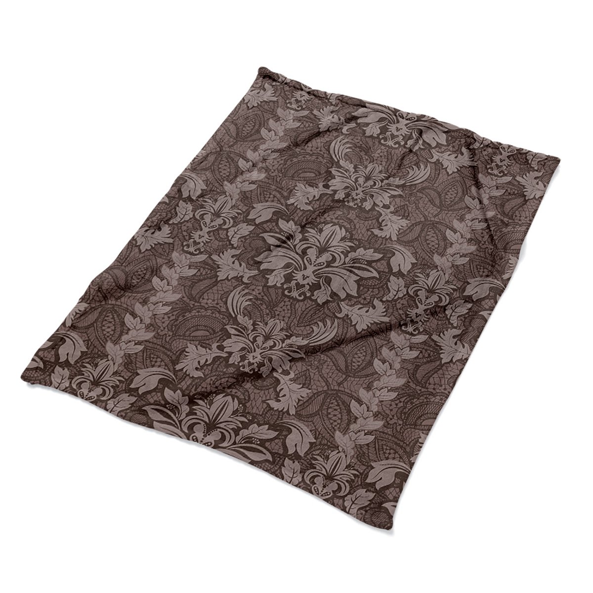 Miękki pluszowy koc na łóżko Wzór styl damask wzór, Fabricsy