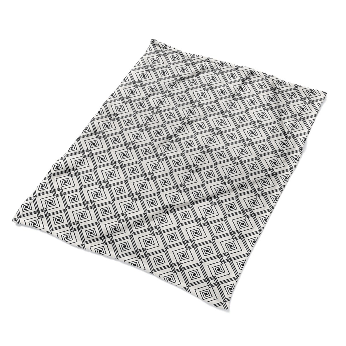 Nowoczesny koce na fotel Geometryczna iluzja eko, Fabricsy