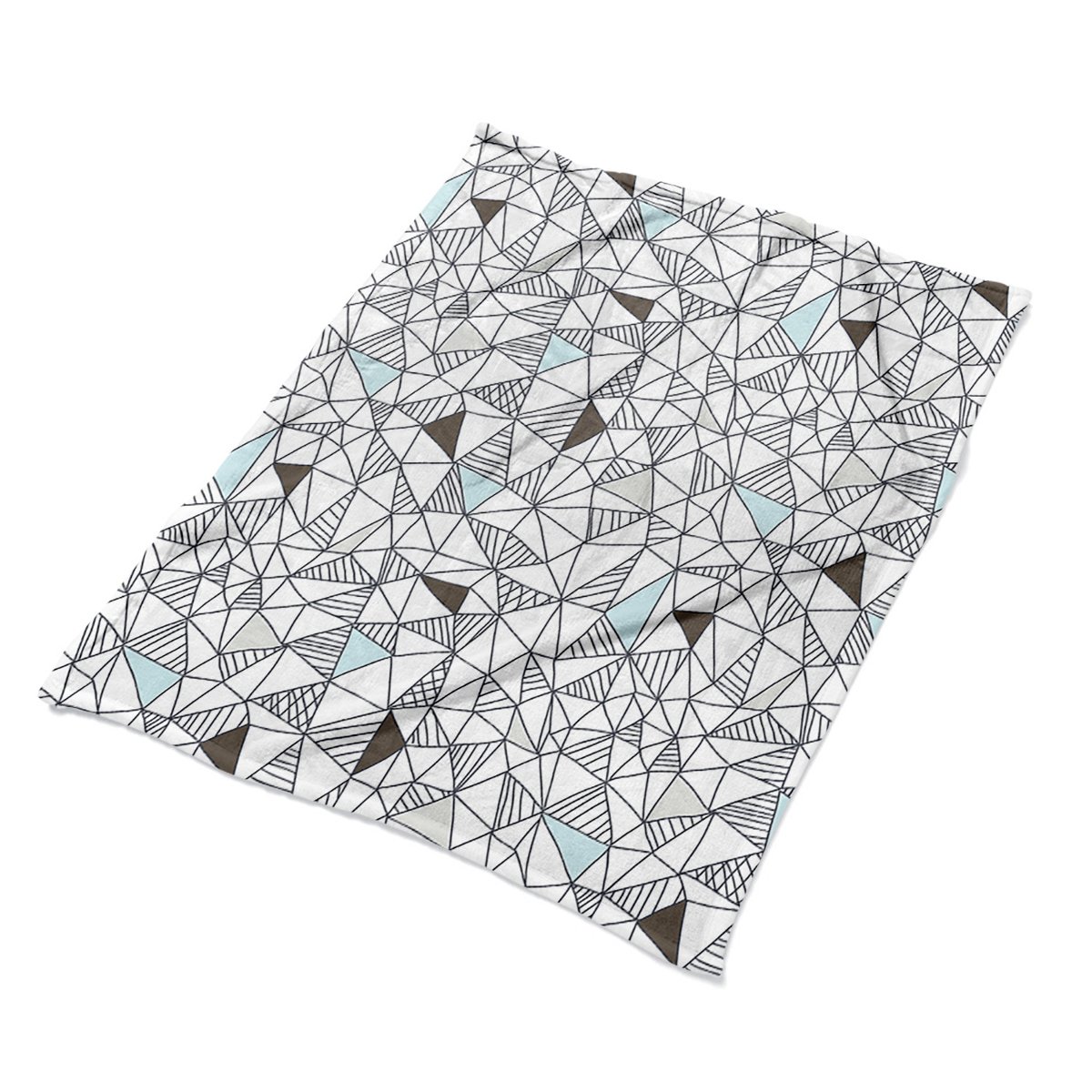 Kocyk pled narzuta tkanina Geometryczny wzór eko, Fabricsy