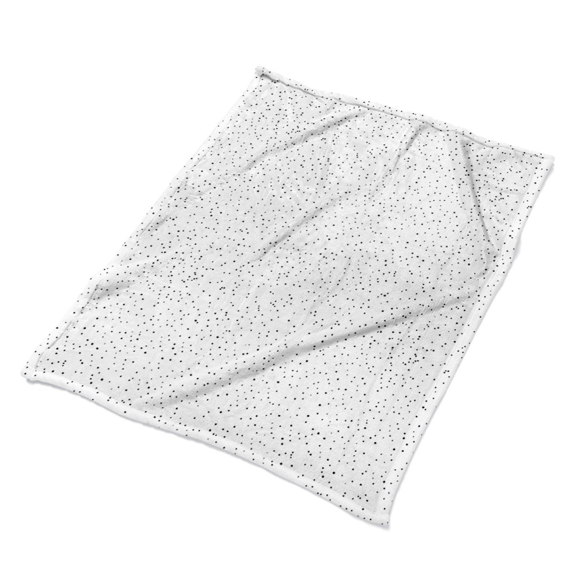 Pluszowe koce narzuty nadruk Chaotyczne kropki eko, Fabricsy