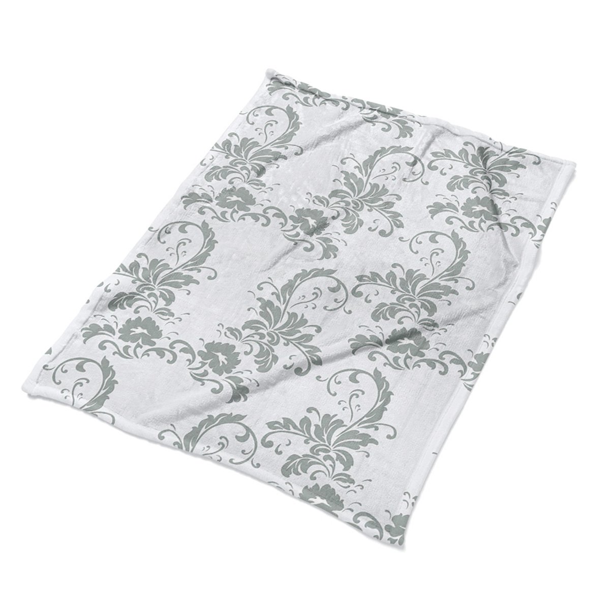 Modny pluszowe koce narzuty Liliowy ornament wzory, Fabricsy