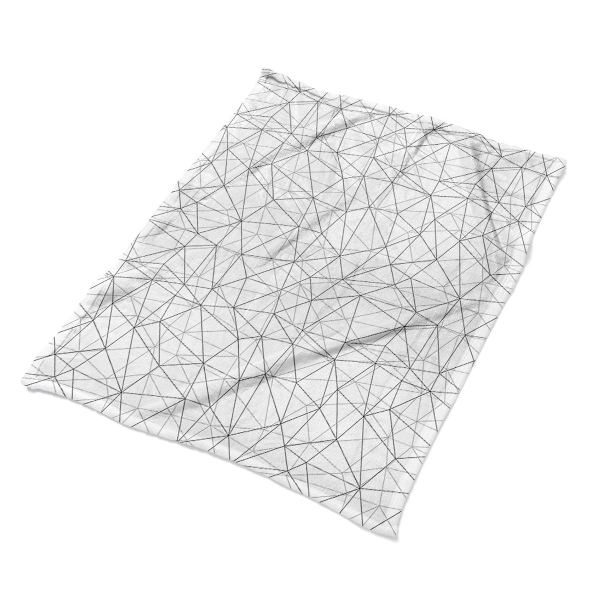 Nadruk koc narzuta Geometryczne linie miękki eko, Fabricsy