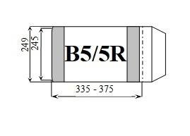 Biurfol Okładka Zwykła B5/5R 1 szt,