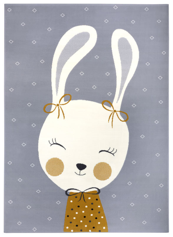 Szary dywan dziecięcy 150x80 cm Bunny Polly – Hanse Home
