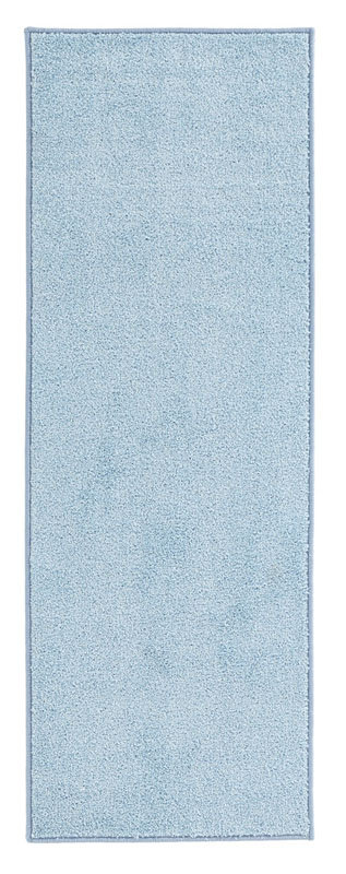 HANSE Home welur kędzierzawiony dywan Pure Uni Niebieski 102618