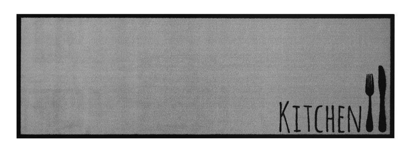 Szary chodnik Zala Living Cook & Clean Kitchen Cutlery, 50x150 cm
