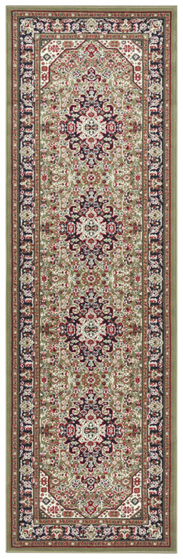 Zielony chodnik Nouristan Skazar Isfahan, 80x250 cm