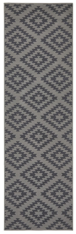 HANSE Home hanse Home Designer bieżnik Nordic, polipropylen, welurowa szara, 80 x 200 x 0.9 cm 102820