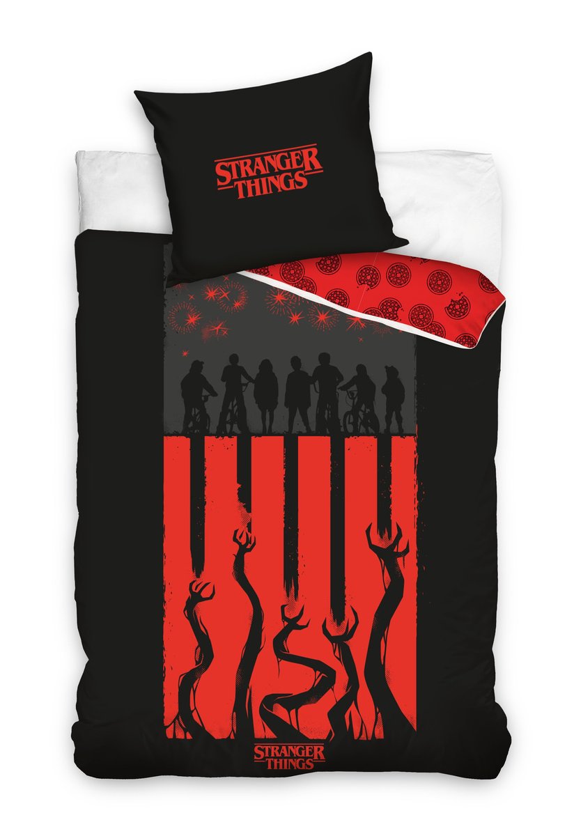 Pościel bawełniana, Carbotex, Stranger Things, 160x200 cm