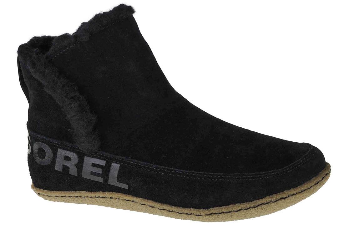 Sorel Nakiska Bootie 1876141011, damskie buty zimowe czarne