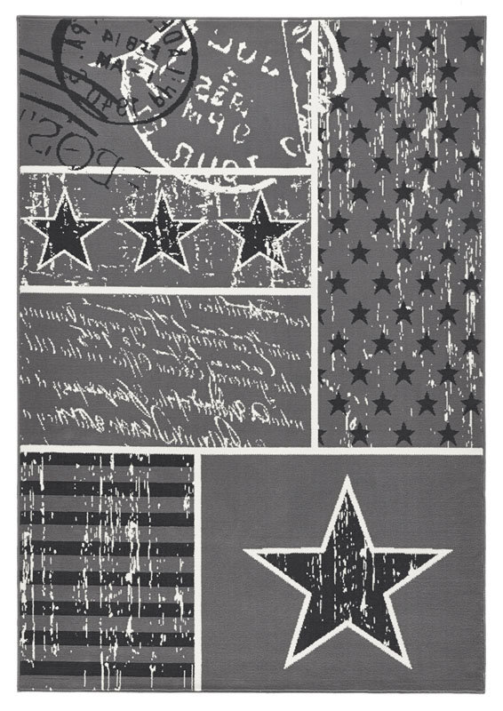 HANSE Home hanzeatyckiego Home 102397 dywan, polipropylenu, szary, 140 x 200 x 0.9 cm 102397