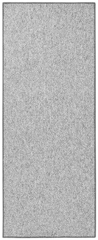 BT Carpet Wzornictwo dywan wolly o wyglądzie skośnym Szary 102840-80x300