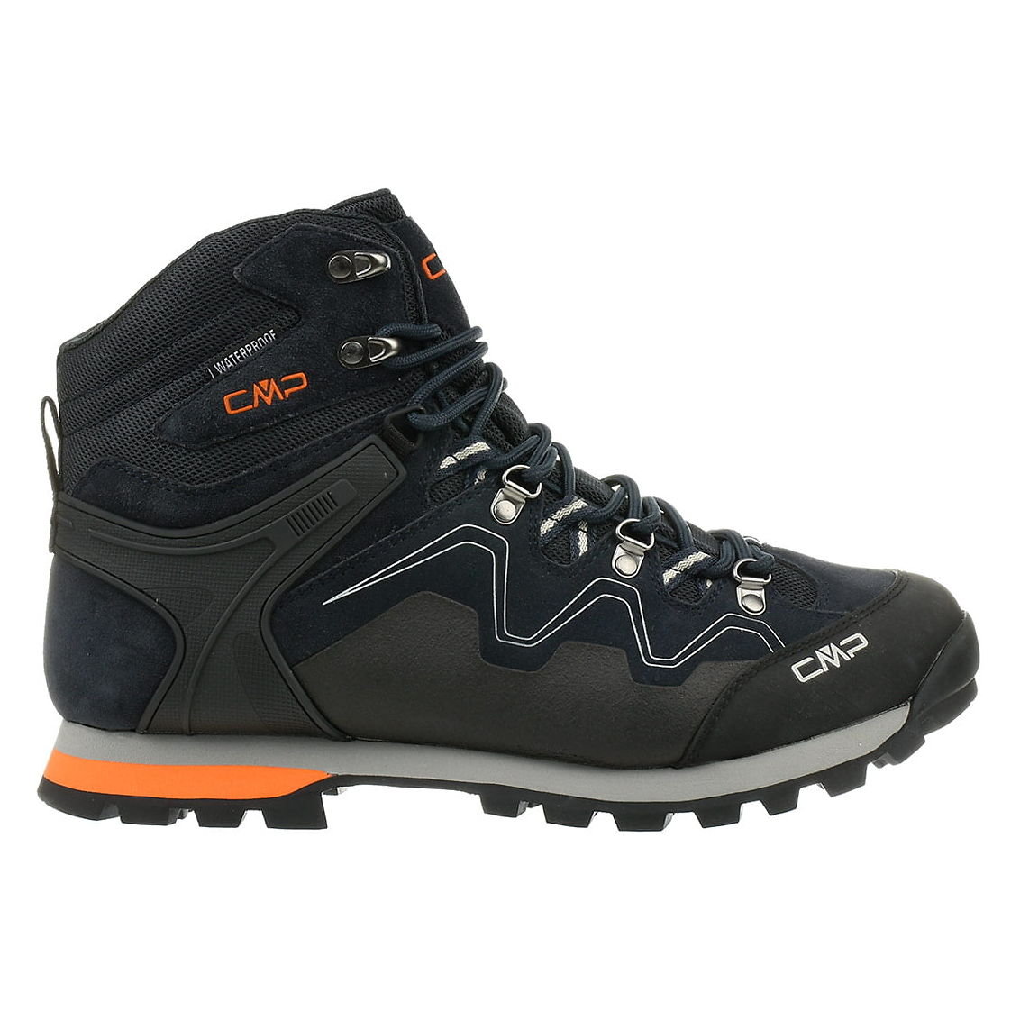 CMP Campagnolo Campagnolo Athunis WP Mid Trekking Shoes Men, niebieski/szary EU 44 2021 Trapery turystyczne 31Q4977-U423-44