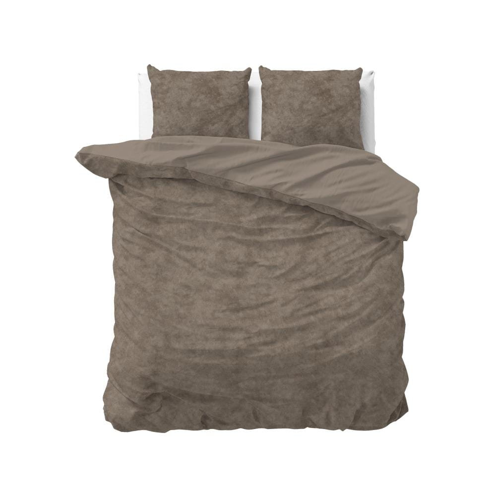 240x220 VELVET UNI brąz kpl pościeli