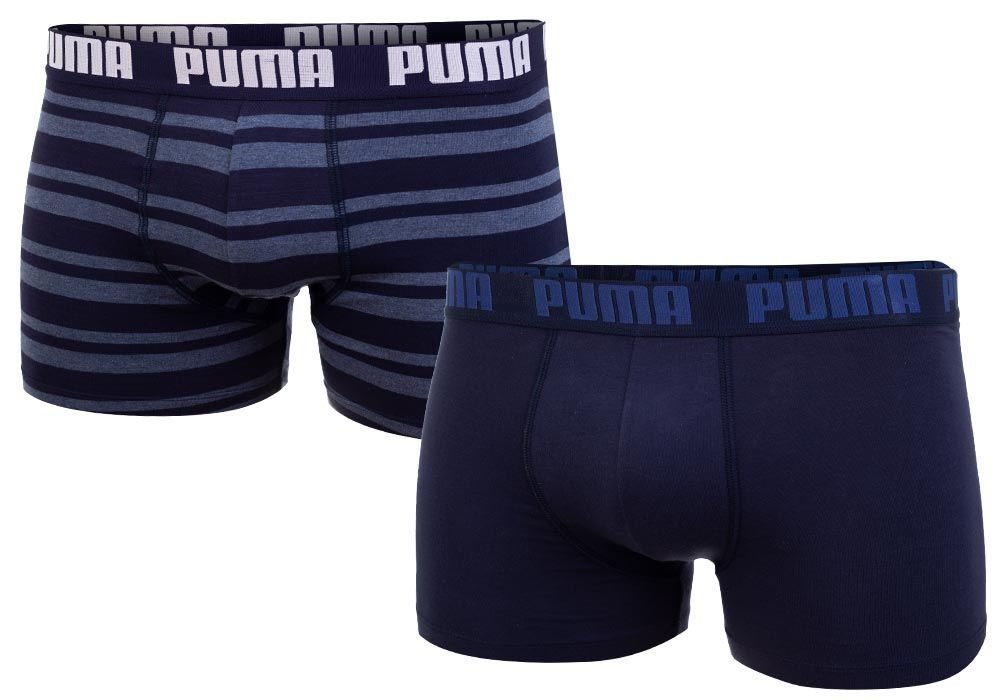 Puma Bokserki Męskie 2 Pary Boxers Navy 907838 04 - Rozmiar: S