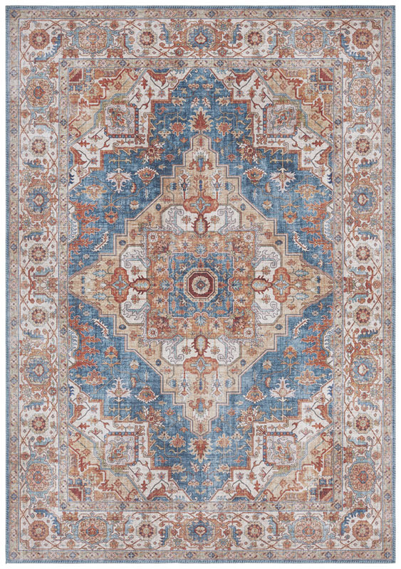 Niebiesko-czerwony dywan Nouristan Sylla, 120x160 cm