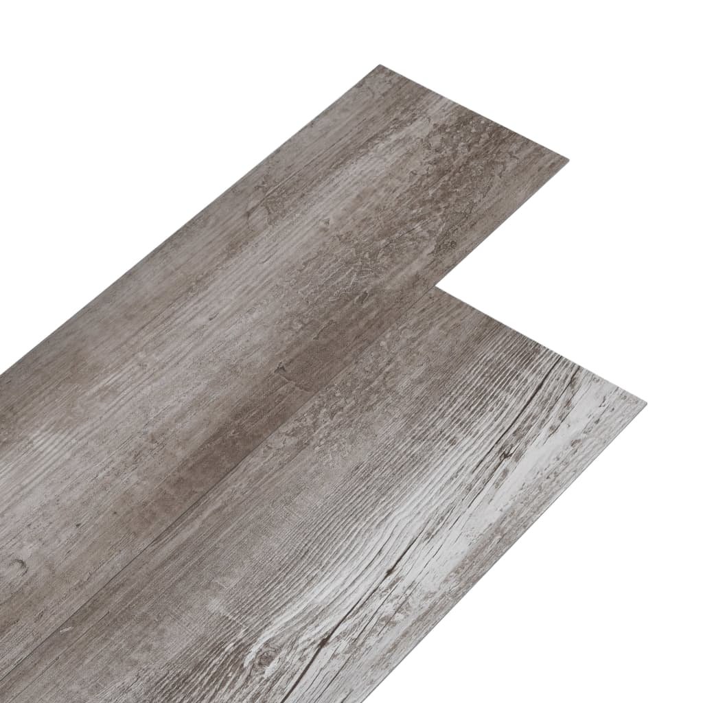 shumee Samoprzylepne panele z PVC 5,21 m 2 mm brązowe drewno