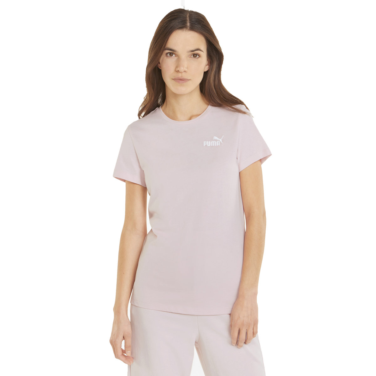 PUMA KOSZULKA DAMSKA T-SHIRT ESS EMBROIDERY TEE PINK 848331 82 XS