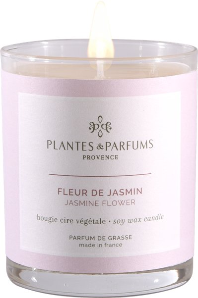 PLANTES&PARFUMS PROVENCE Świeca zapachowa perfumowana - Jasmine Flower - Jaśmin 070217