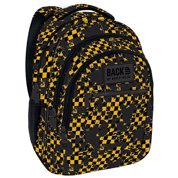 Plecak dziecięcy trzykomorowy Backup Kostka