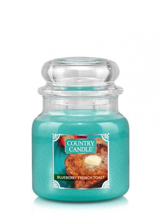 Country Candle Średnia świeca z dwoma knotami Blueberry French Toast 453 g
