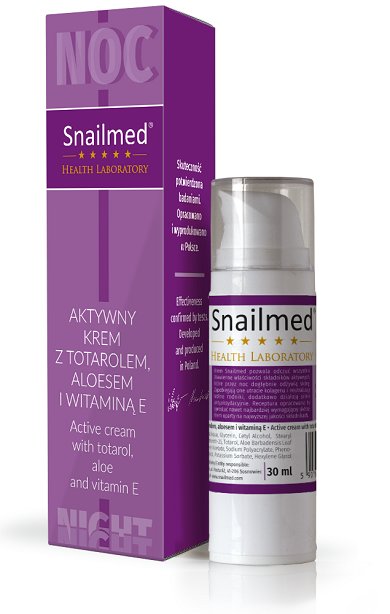 Snailmed Krem na noc do skóry wrażliwej 30ml 5907694906746