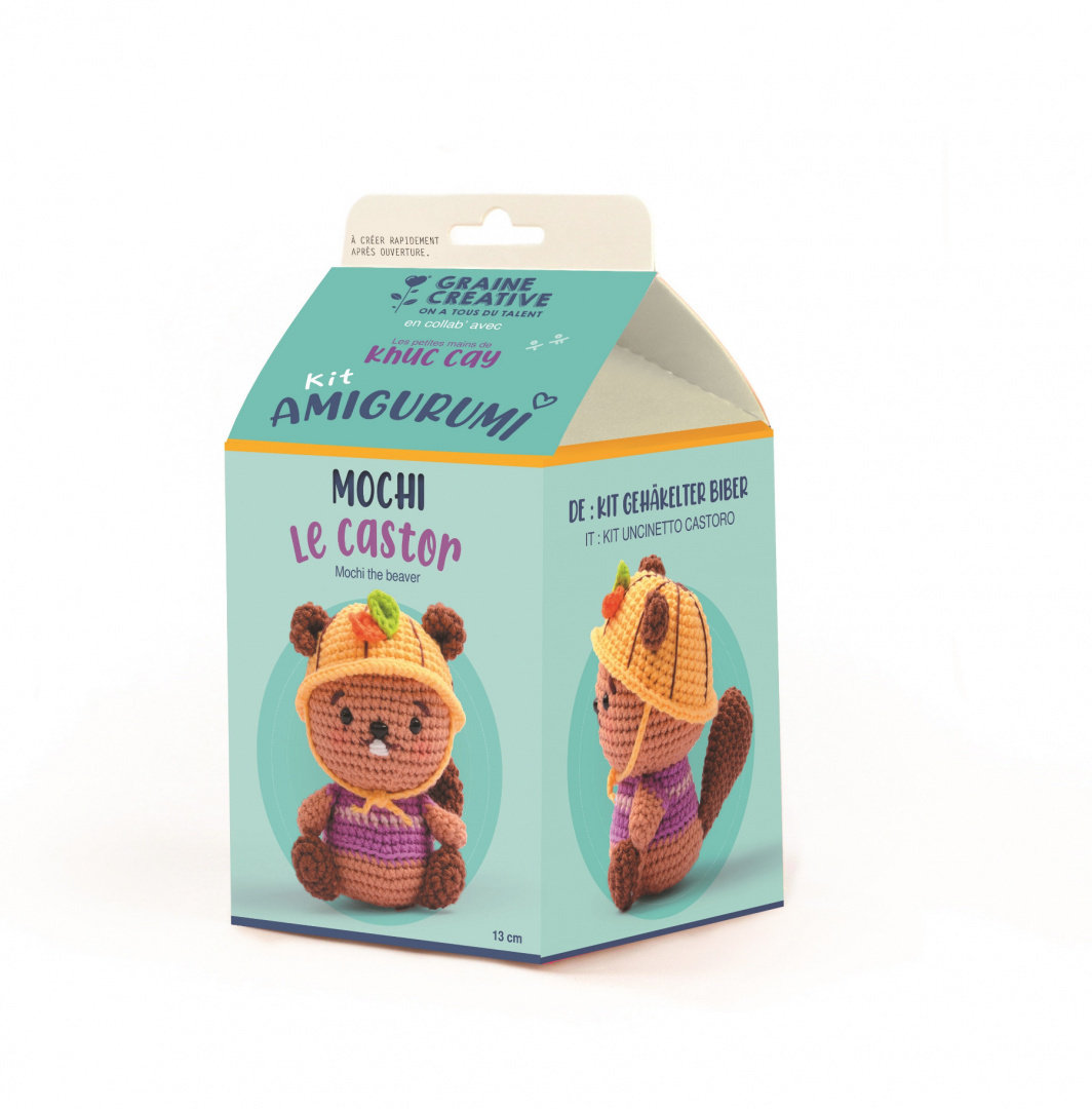 GRAINE CREATIVE, Zestaw do Szydełkowania, Bóbr