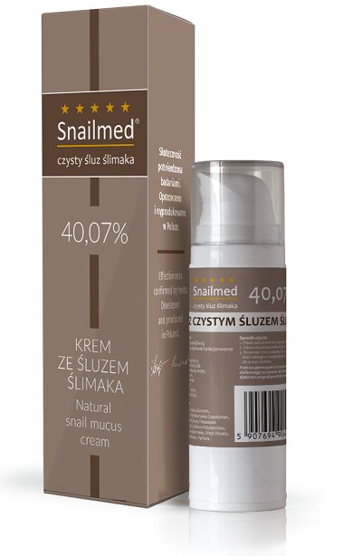 Snailmed Krem modelujący ze śluzem ślimaka 30 ml na dzień/na noc