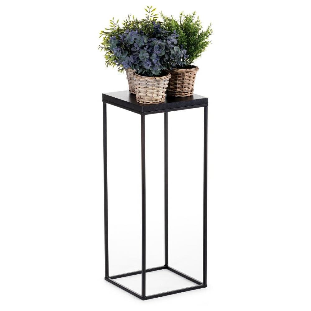 Kwietnik stojący 60 cm BasicLoft czarny