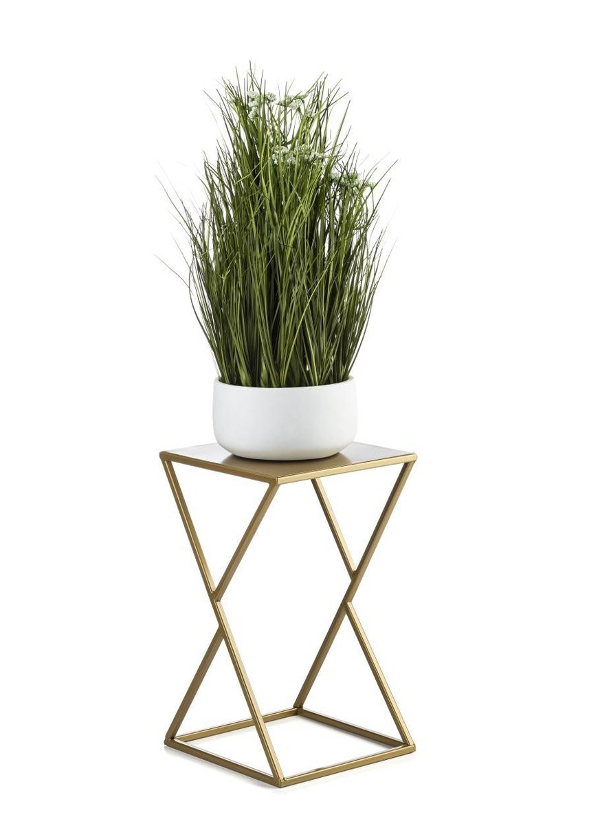 Kwietnik nowoczesny LOFT złoty 40 cm