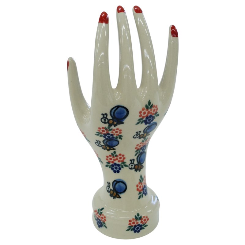 Ceramiczny stojak na biżuterię Ceramika Bolesławiec