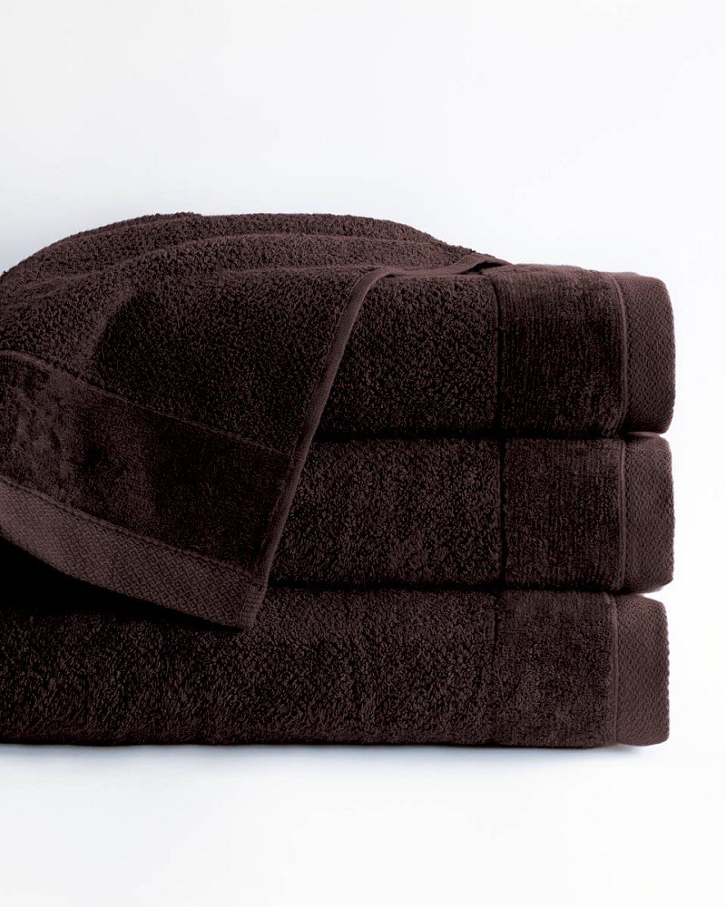 Detexpol Ręcznik bawełniany Vito 100x150 frotte brązowy 550 g/m2 MKO-2310244
