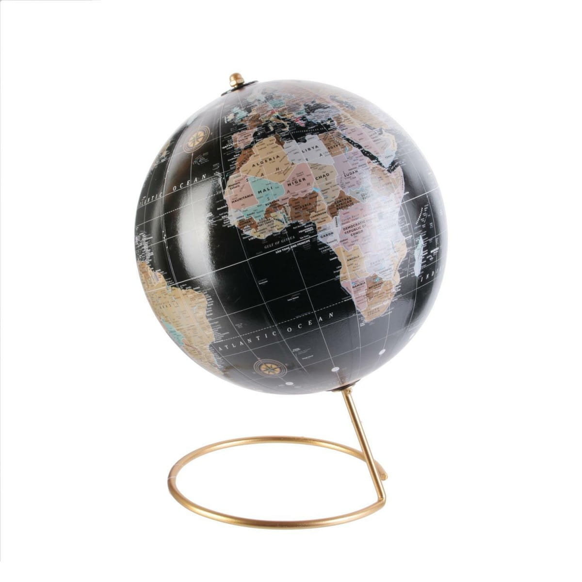 Globus Intesi dekoracyjny czarny