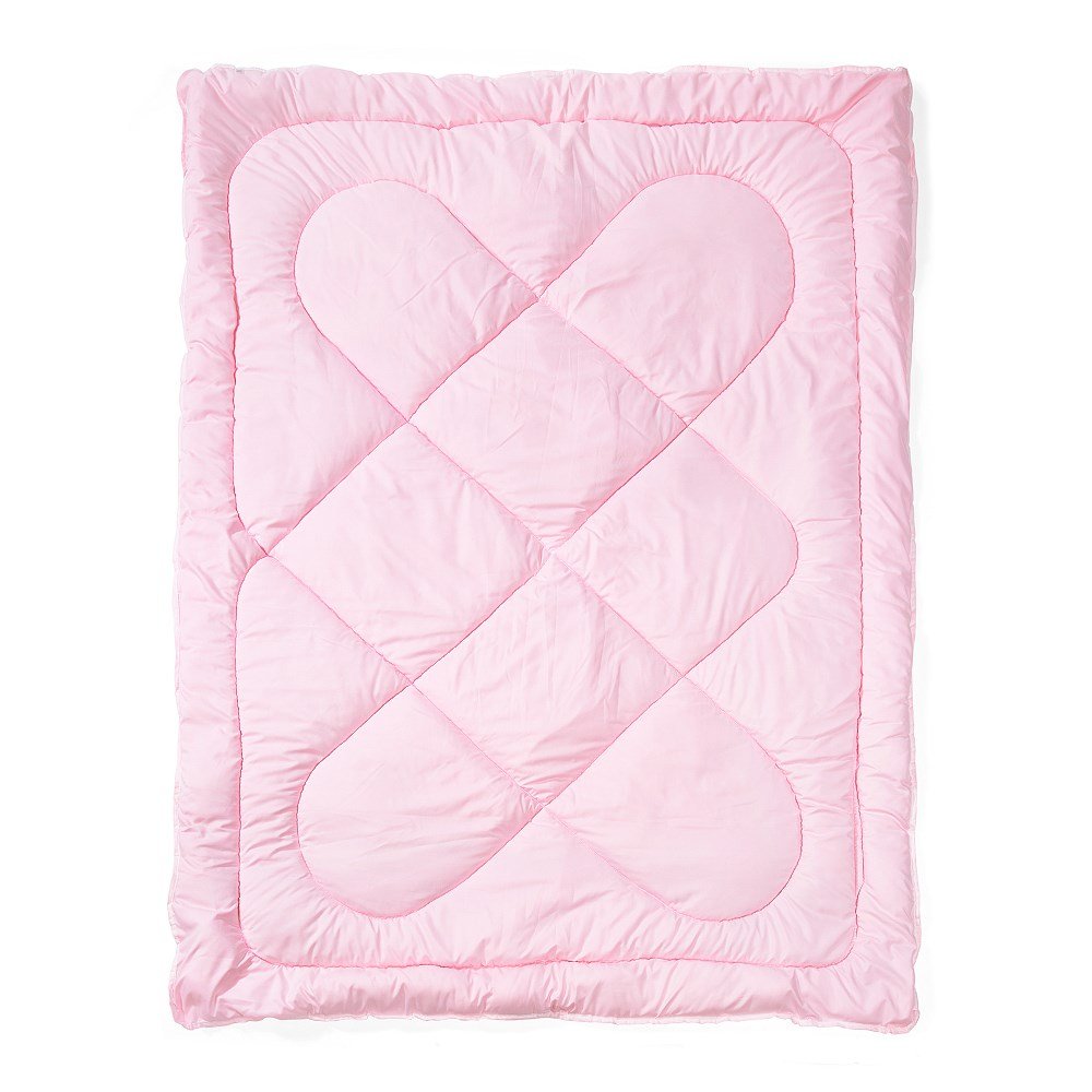 Kołdra silikonowa KARO 160x200 cm, różowa