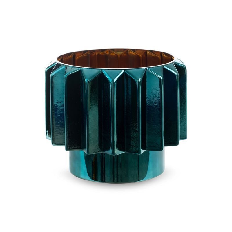 Nowoczesna Osłonka Szklana Irma 25X20 Turkusowa