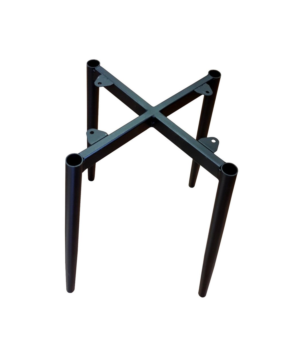 Taboret MAX BL14 szary podstawa czarna