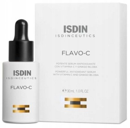 Isdin Isdinceutics Flavo-C intensywne serum antyoksydacyjne z witaminą C i ginkgo biloba 15 ml