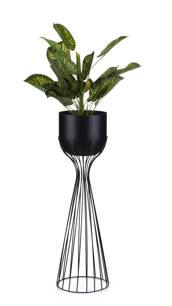 Kwietnik Nowoczesny Z Osłonką 68 Cm Loft Industrialny Stojak Na Rośliny