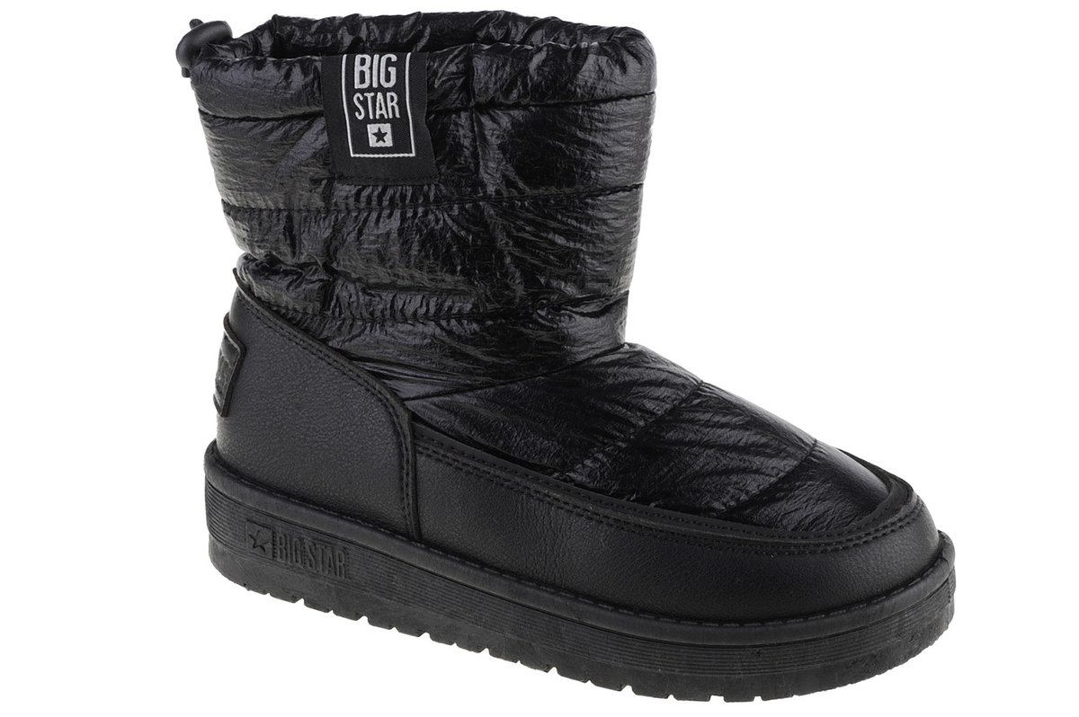 Big Star Kid's Shoes KK374220, dla dziewczynki, śniegowce, Czarne